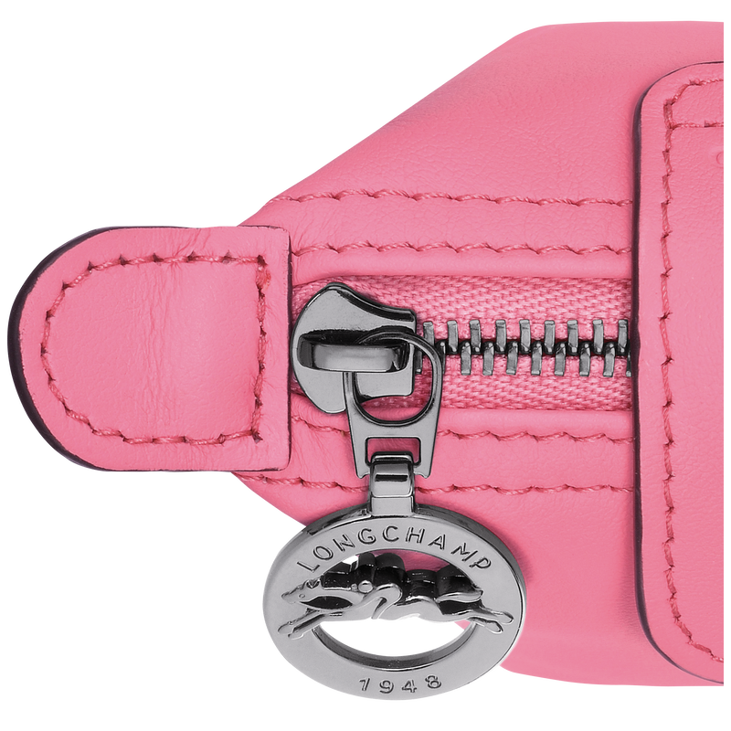 Le Pliage Xtra Coin purse , Pink - Leather  - View 3 of  3