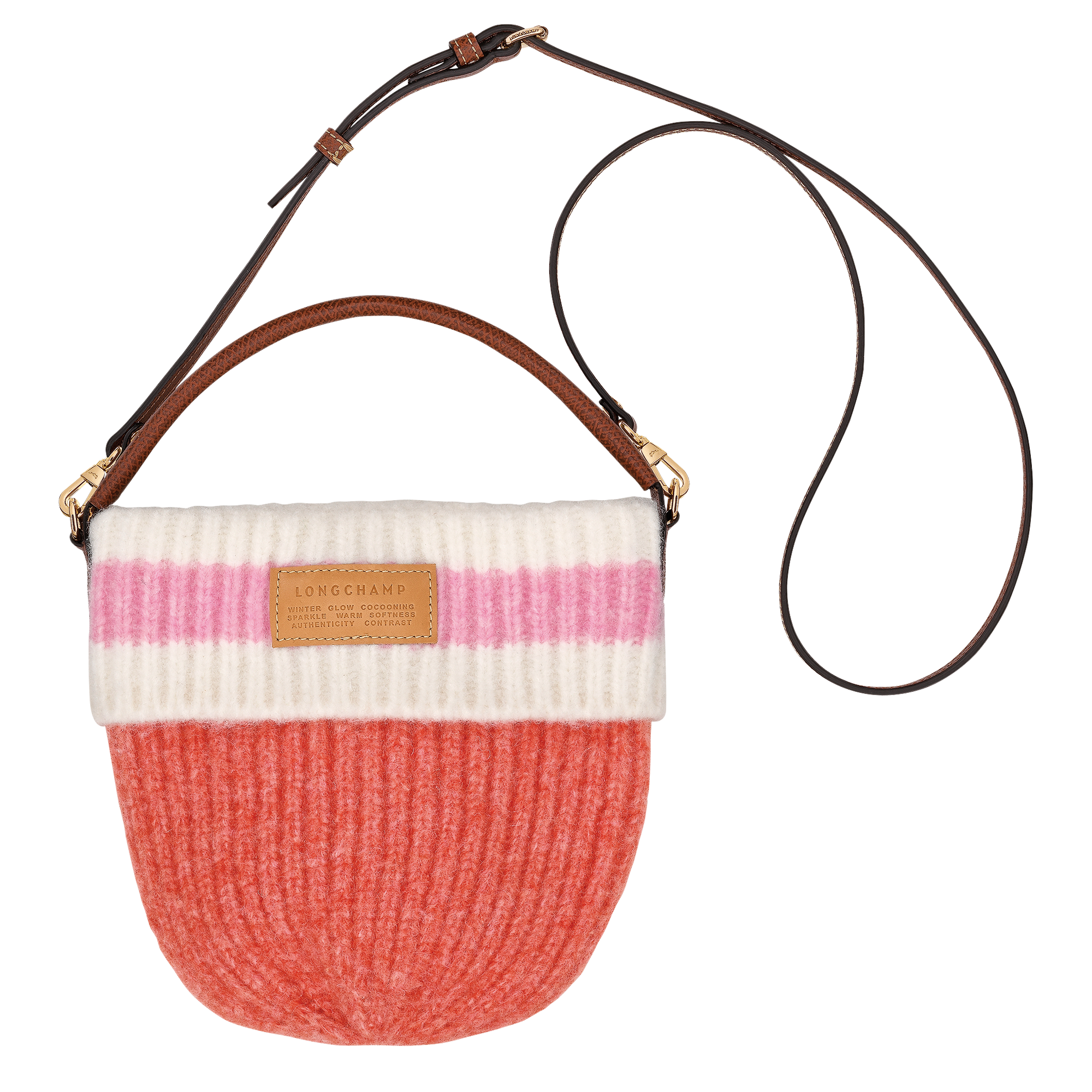 Le Pliage Collection Borsa a tracolla S,  Corallo/Rosa