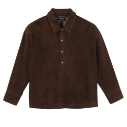 Polo shirt , Mocha - Leather