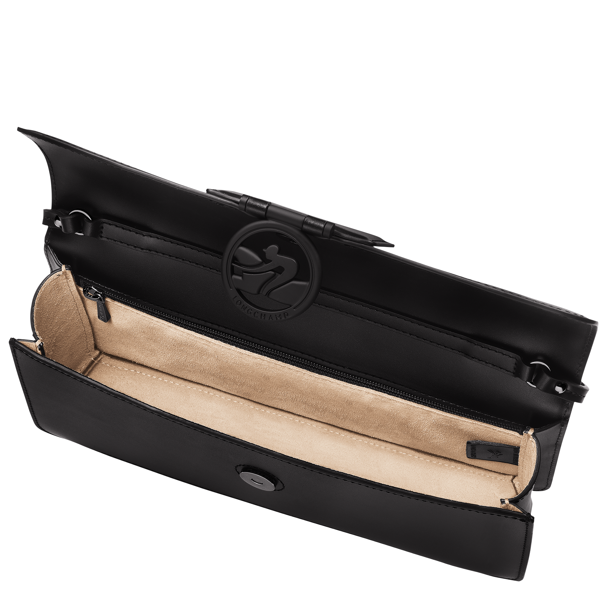 Box-Trot Baguette-Tasche M, Schwarz