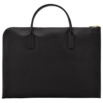 Le Foulonn&eacute; Briefcase S, Black