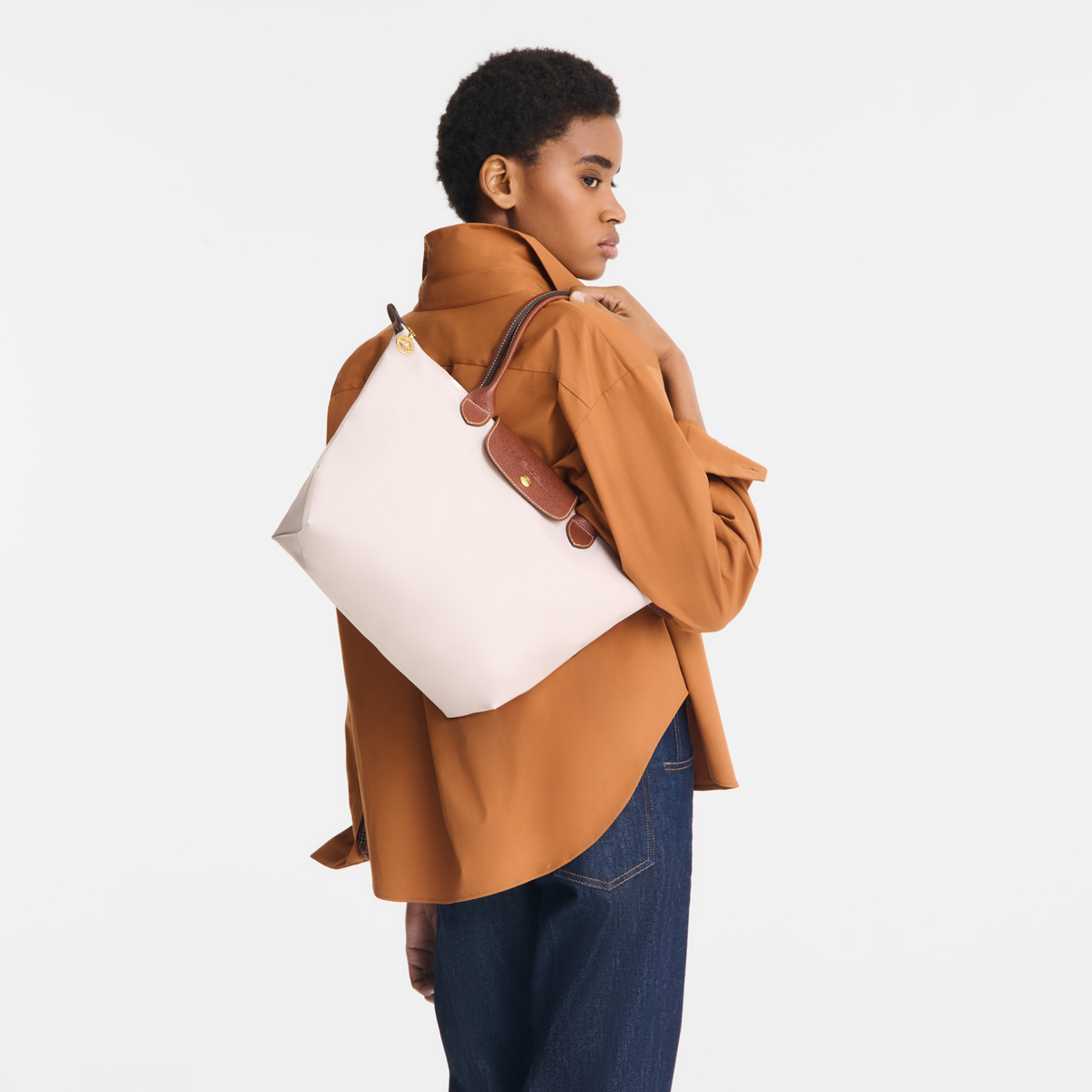 Le Pliage Original M Tote bag Paper Recycled canvas Longchamp US