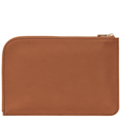 Le Foulonné Pouch , Caramel - Leather