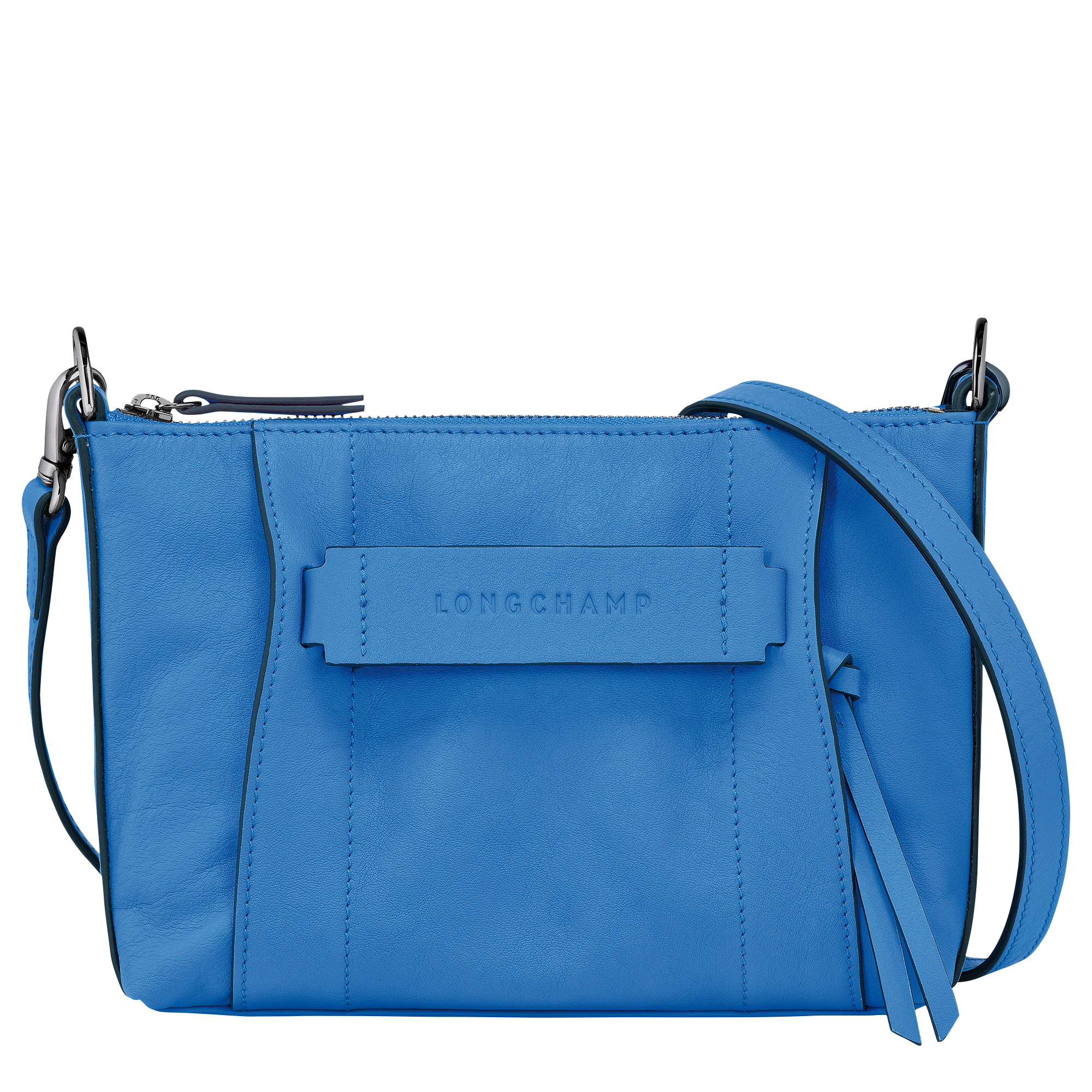 Longchamp 3D 斜背袋 S, 鈷藍