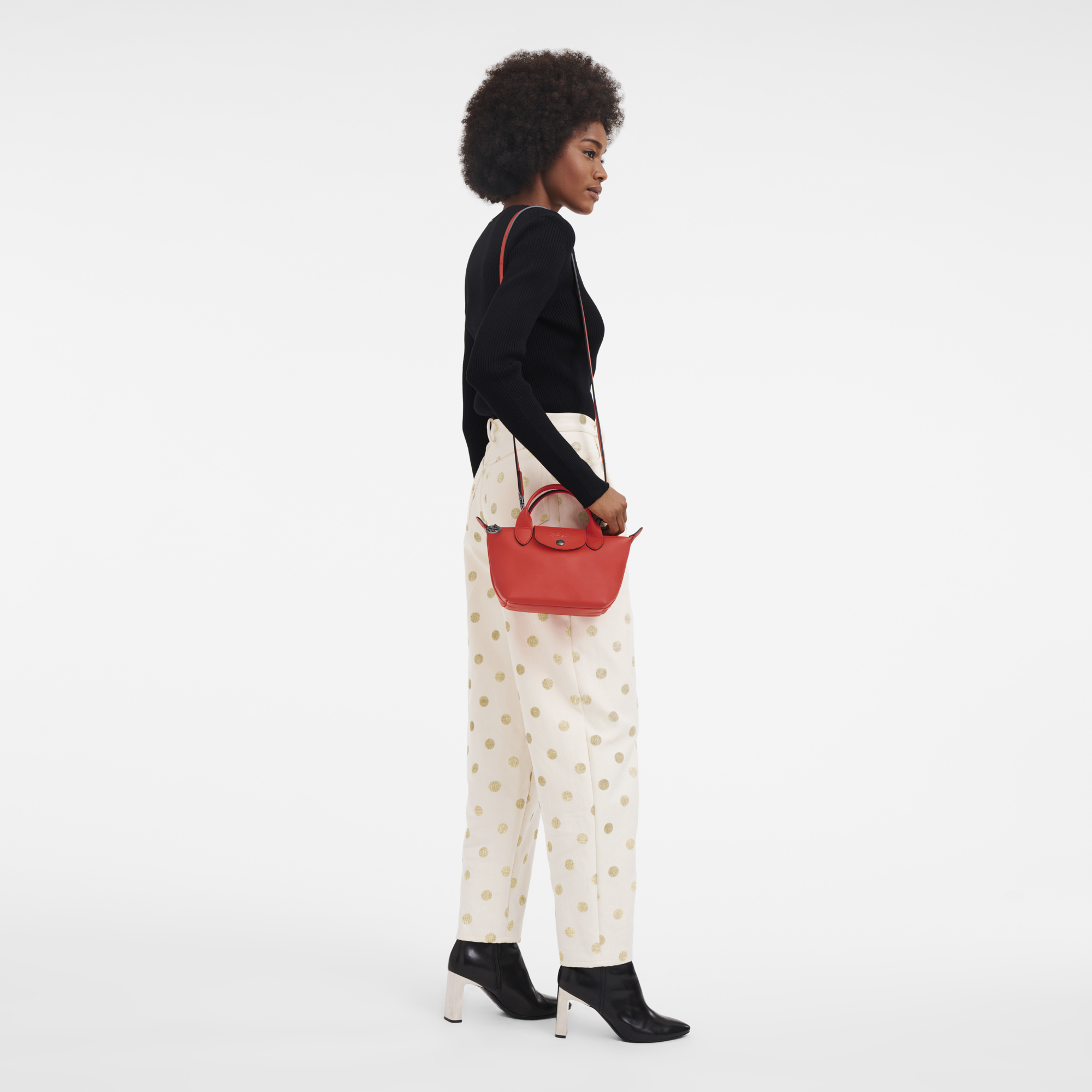 Longchamp, Bags, Orange Mini Longchamp Hand Bag
