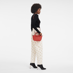 Le Pliage Xtra Tas met handgreep aan de bovenkant XS , Oranje - Leder