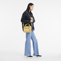 Handtasche S Longchamp 3D , Leder - Weizengelb