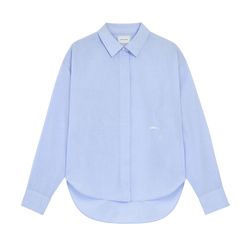 Shirt , Sky Blue - Chambray