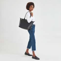 Longchamp x André Saraiva – Le Pliage André Shoulder Bag Black