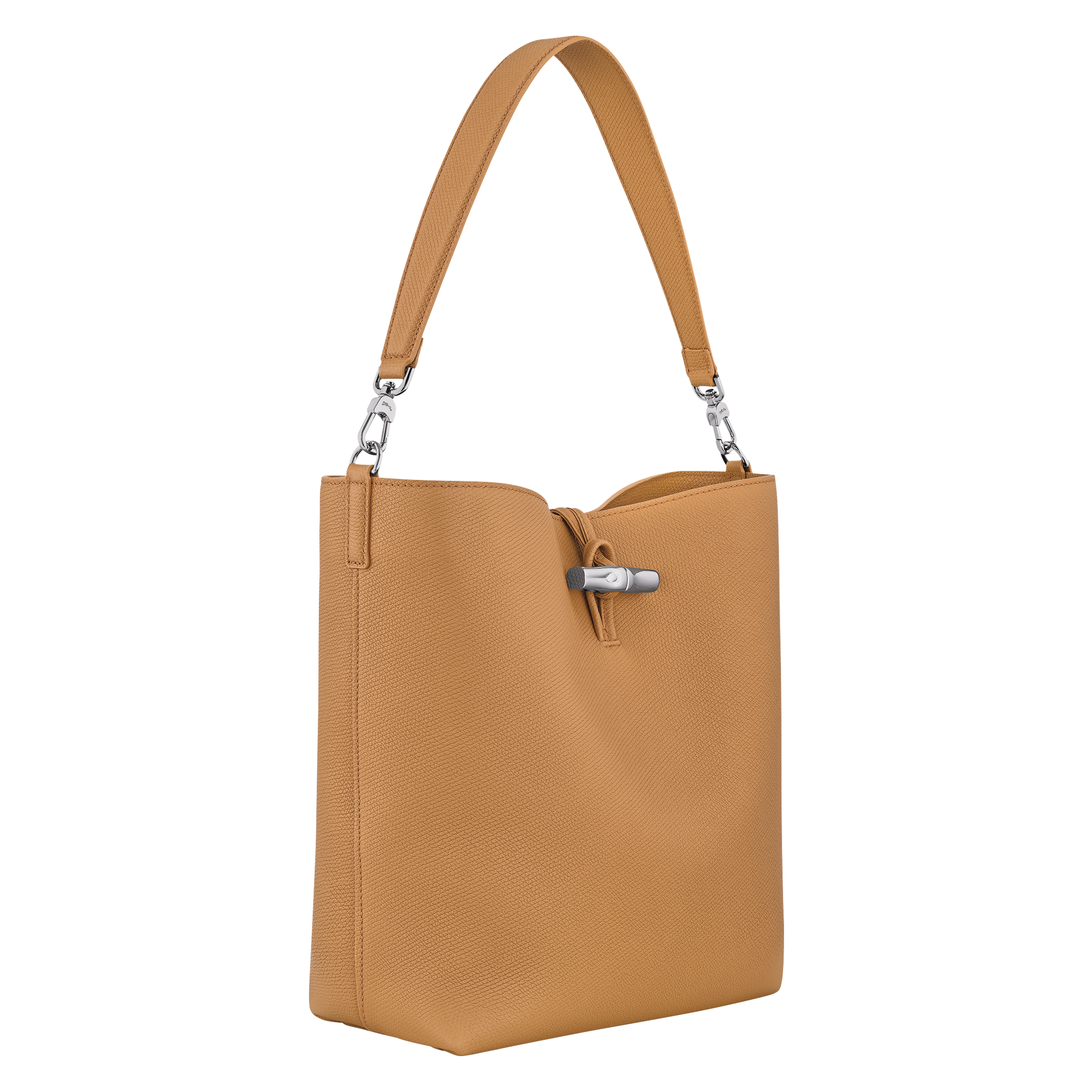 Hobo bag M, Walnut - View 3 of
6 - zoom in Le Roseau Hobo bag M, Walnut