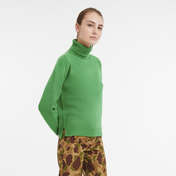 Turtleneck sweater , Lawn - Knit
