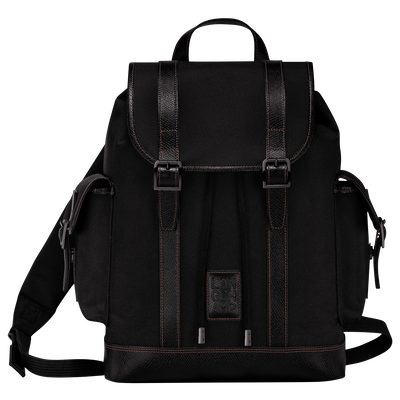 Rucksack Boxford , Recyceltes Canvas - Schwarz