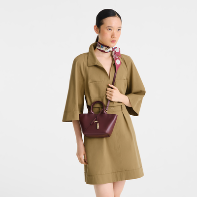 Le Roseau 手提包, 酒紅色