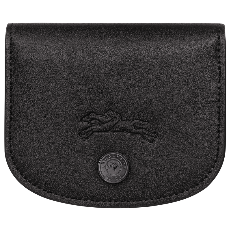 Le Pliage Xtra Card holder , Black - Leather  - View 1 of  3