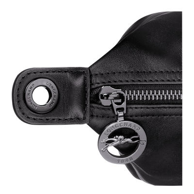 Le Pliage Xtra Schultertasche M, Schwarz