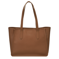 Sac cabas L Le Foulonné , Cuir - Caramel