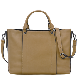 Longchamp 3D Handbag M, Tobacco