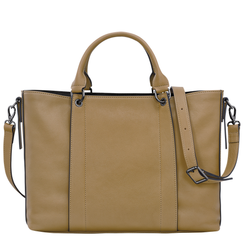 Longchamp 3D L Handbag , Tobacco - Leather - View 4 of 4