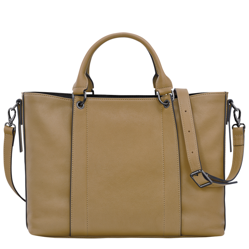 Longchamp 3D L Handbag , Tobacco - Leather  - View 4 of 4
