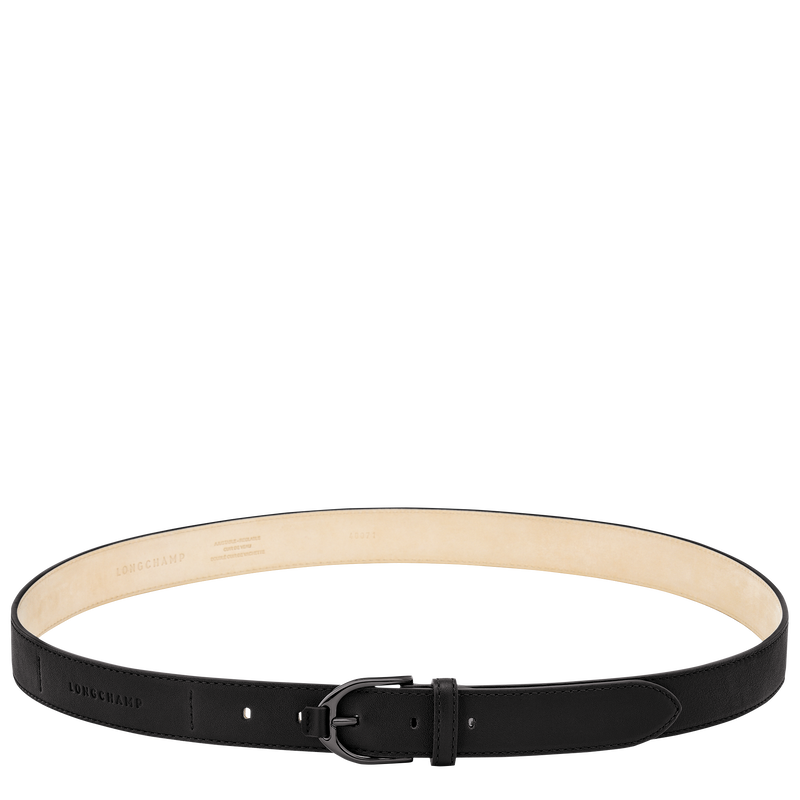 Longchamp 3D Ladies' belt , Black - Leather  - View 1 of  2