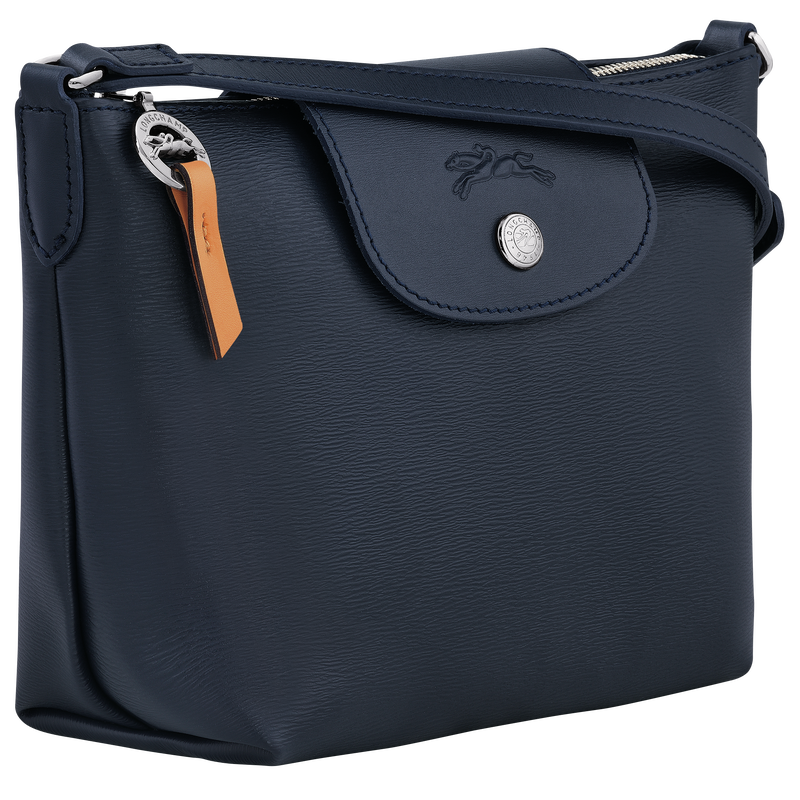 Le Pliage City XS Crossbody bag , Navy - Canvas  - View 3 of 4