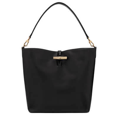 Schultertasche M Le Roseau , Leder - Schwarz
