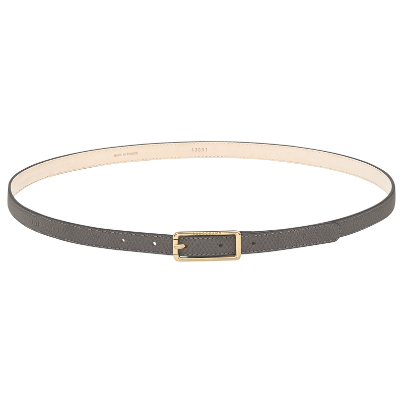 Épure Ladies' belt , Turtledove - Leather  - View 1 of  3