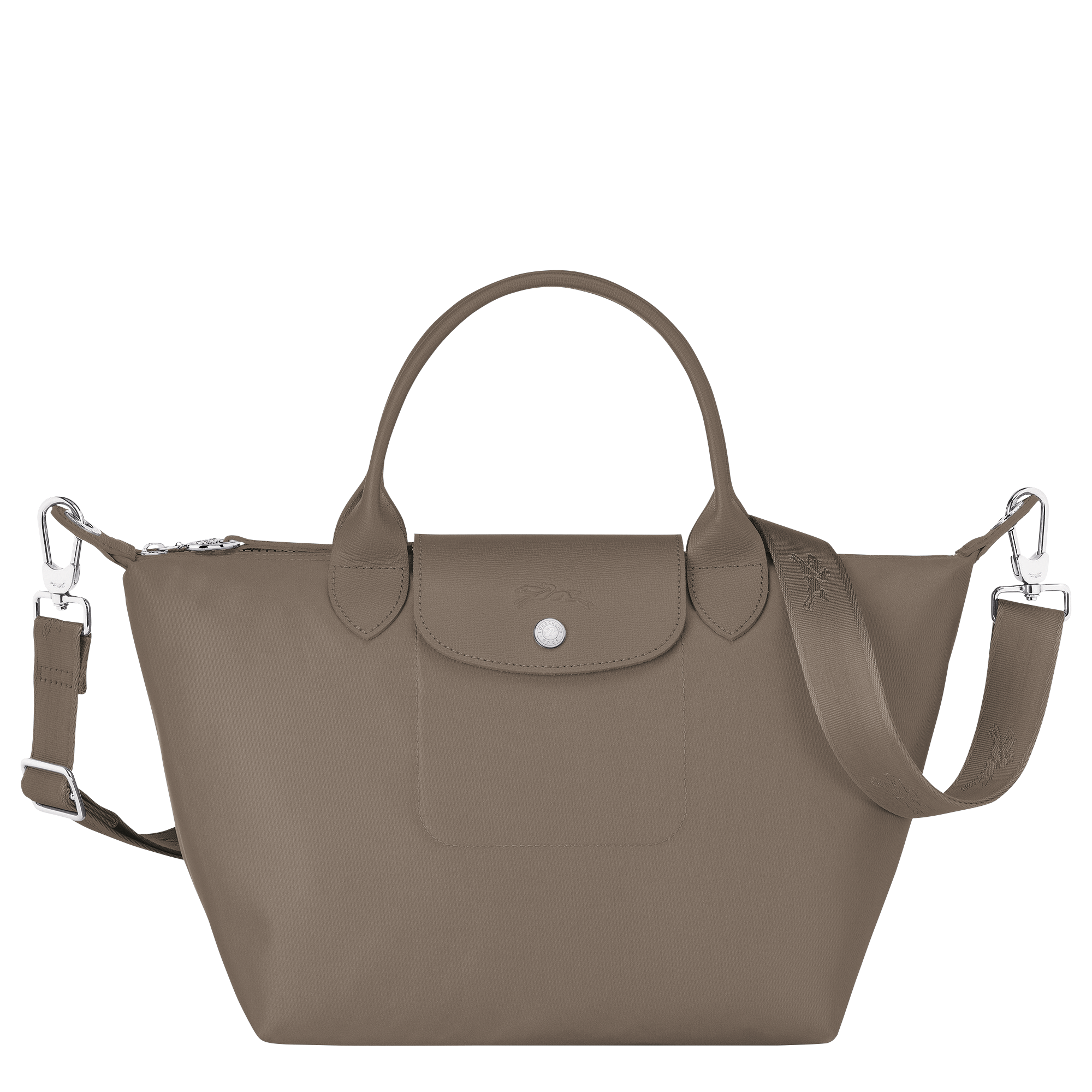 Top handle bag S Le Pliage Néo Taupe 