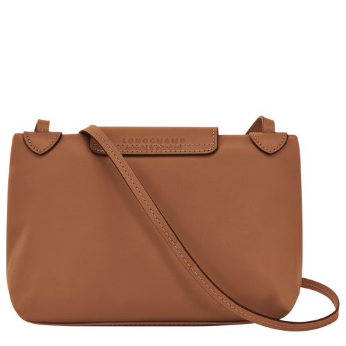 Umhängetasche XS Le Pliage Xtra , Leder - Cognac - Ansicht 4 von 5