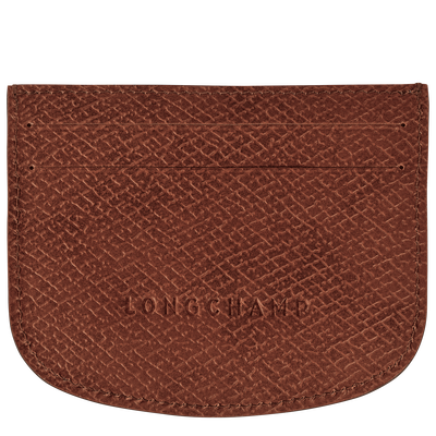 Karten-Etui Épure , Leder - Braun