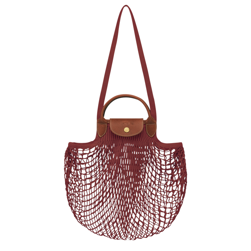 Le Pliage Filet L Mesh bag , Mahogany - Canvas  - View 1 of  4