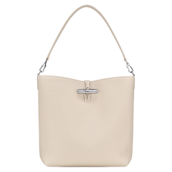 Carteira hobo M Le Roseau , Pele - Papel