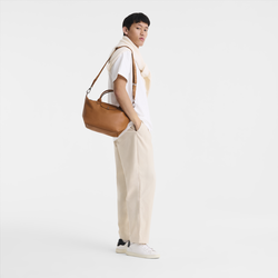 Le Pliage Xtra S Handbag , Cashew - Leather