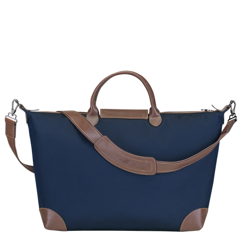 Reisetasche S Boxford , Recyceltes Canvas - Blau - Ansicht 4 von 6