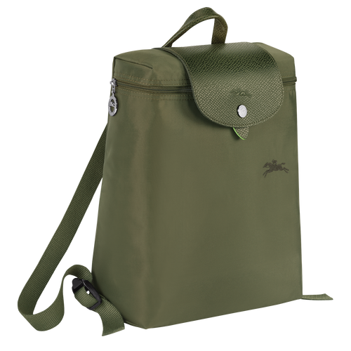 Le Pliage Green Mochila M , Lona reciclada - Bosque - Vista 3 de 6