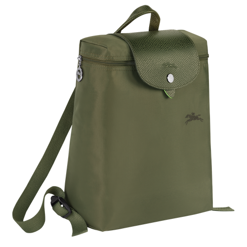 Le Pliage Green Backpack , Forest - Recycled canvas - View 3 of  5