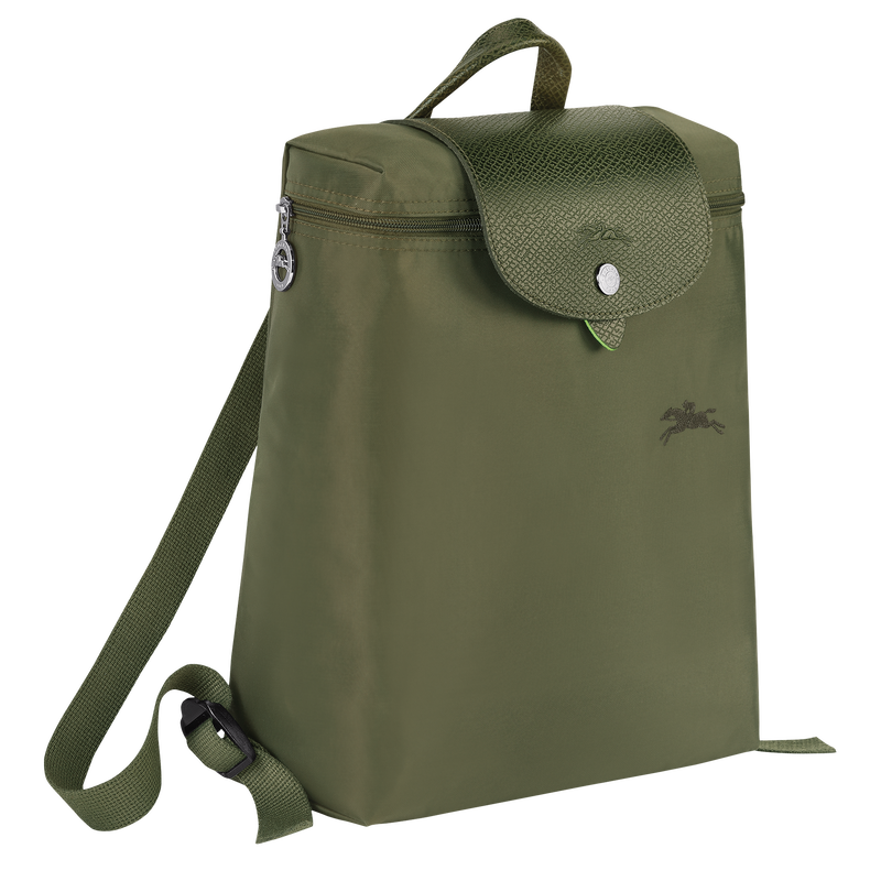 Le Pliage Green M Backpack , Forest - Recycled canvas  - View 3 of  5
