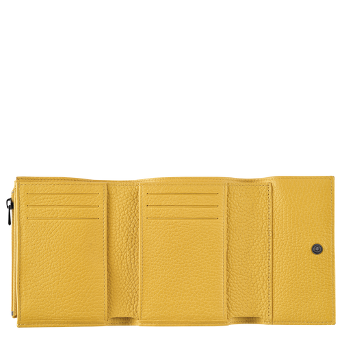 Roseau Essential 컴팩트 지갑, 옐로우