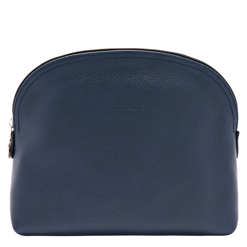 Trousse de toilette Le Foulonné , Cuir - Navy  - Vue 1 de 3