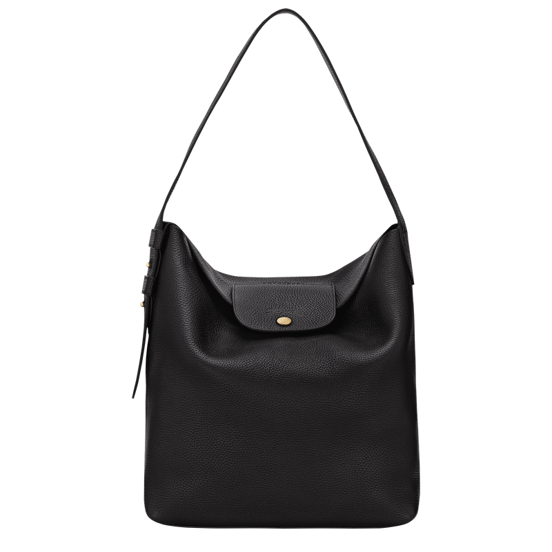 Le Cadence Schoudertas L , Zwart - Leder  - Weergave 1 van  5