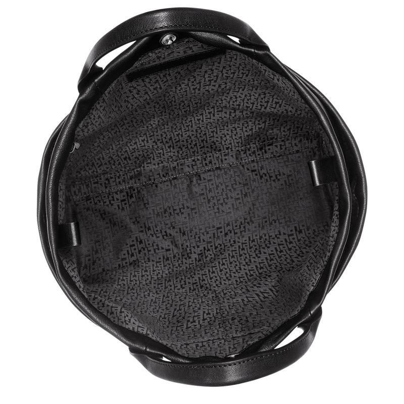 Parisis M Tote bag Black Leather Longchamp US