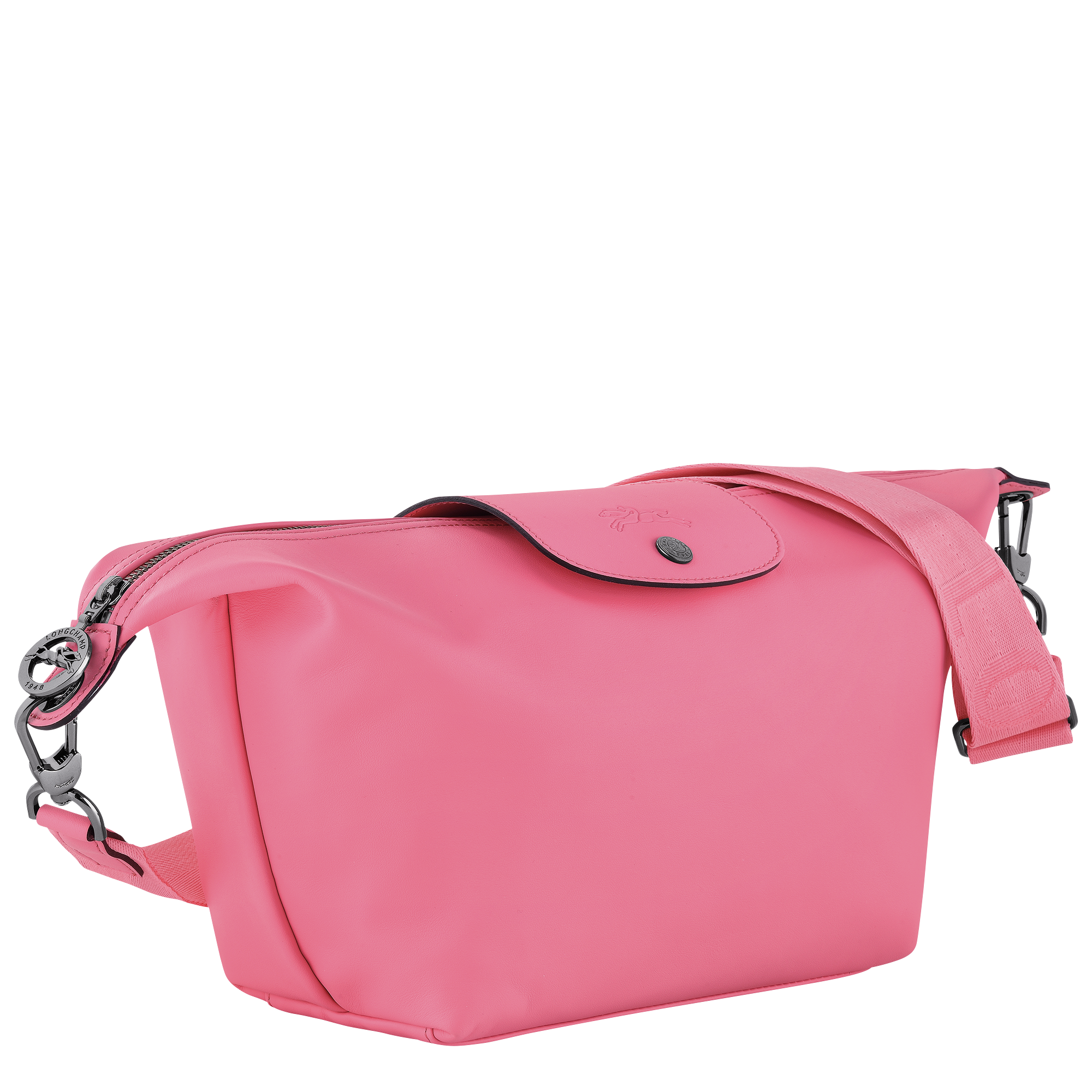 Authentic Longchamp Le Pliage Hobo Shoulder / Crossbody Bag Pink