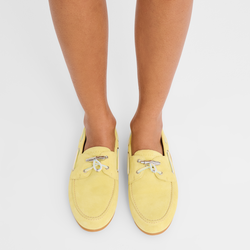 Longboat Loafer , Lime - Leather