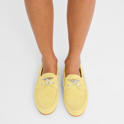 Loafer Longboat , Leder - Limette