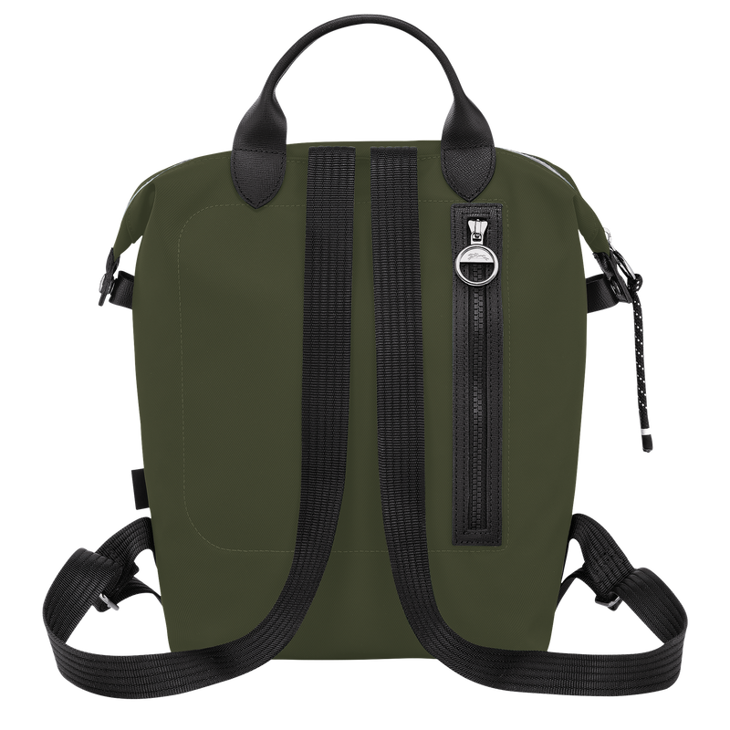 Rucksack L Le Pliage Energy , Recyceltes Canvas - Khaki  - Ansicht 4 von 5