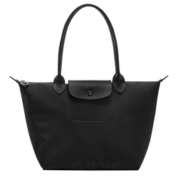 Le Pliage One M Tote bag , Black - Recycled canvas