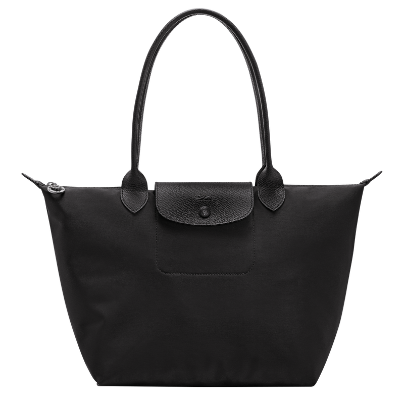 Sac cabas M Le Pliage One , Toile recycl&eacute;e - Noir  - Vue 1 de 8