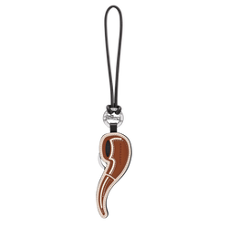 Key ring , Cognac - Leather