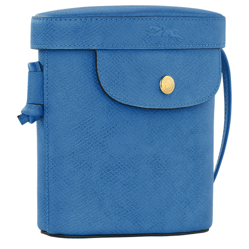 Épure XS Crossbody bag , Cobalt - Leather - View 3 of  4