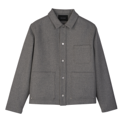 Jacket , Grey - Flannel